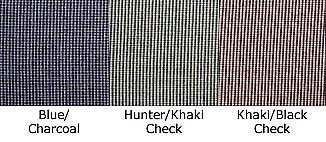 Men\'s Micro-Check Long Sleeve Work Shirt 