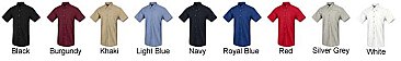 Red Kap Men's Short Sleeve Poplin Dress Shirt