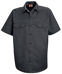 Red Kap Men's Utility Uniform Shirt