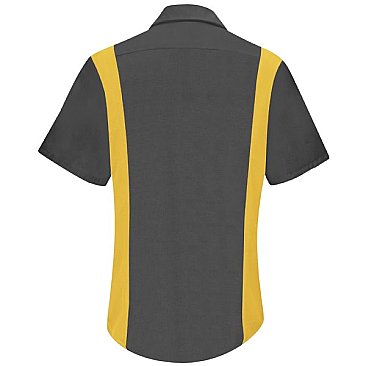 Charcoal / Yellow Mesh - Back