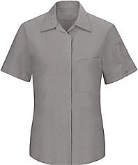 Women's Short Sleeve Performance Plus Shop Shirt W/Oil-Block Technology