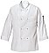 Ten Knot-Button Chef Coat with Thermometer Pocket