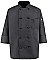 Spun Poly Black Chef Coat