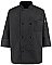 Eight Pearl-Button Black Chef Coat
