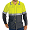 Red Kap Hi-Visibility Short Sleeve Color Block Work Shirt - Type R, Class 2