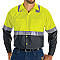 Red Kap Hi-Visibility Short Sleeve Color Block Work Shirt - Type R, Class 2