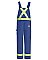 Bulwark Men's Unlined Bib Overall with Reflective Trim