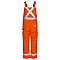 Bulwark Men's Unlined Bib Overall with Reflective Trim