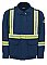 Men's Lined Bomber Jacket with Reflective Trim