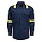 BulwarkiQ Series Men’s Enhanced-Vis Midweight Comfort Woven Shirt