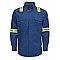 BulwarkiQ Series Men’s Enhanced-Vis Midweight Comfort Woven Shirt