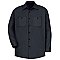 Red Kap Men's Wrinkle Resistant Long Sleeve Cotton Shirt