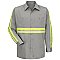 Red Kap Enhanced Visibility Cotton Work Shirt