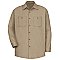 Red Kap Men's Wrinkle Resistant Long Sleeve Cotton Shirt