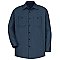 Red Kap Men's Wrinkle Resistant Long Sleeve Cotton Shirt