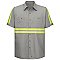 Red Kap Enhanced Visibility Cotton Work Shirt