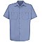 Red Kap Men's Wrinkle Resistant Short Sleeve Work Shirt