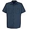 Red Kap Men's Wrinkle Resistant Short Sleeve Work Shirt