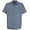 Red Kap Men's Wrinkle Resistant Short Sleeve Work Shirt