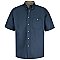 Red Kap Men's Short Sleeve Cotton Contrast Dress Shirt