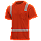 Red Kap Hi-Visibility Breathable Short Sleeve Pocket T-Shirt - Type R Class 2