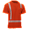 Red Kap Hi-Visibility Breathable Short Sleeve Pocket T-Shirt - Type R Class 2