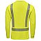 Red Kap Hi-Visibility Breathable Long Sleeve Pocket T-Shirt - Type R Class 2