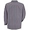 Red Kap Men's Industrial Stripe Poplin Work Shirt