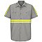Red Kap Enhanced Visibility Industrial Work Shirt