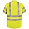 Red Kap Hi-Visibilty Short Sleeve Work Shirt - Type R Class 3 - Extended/Non Stock Stock Sizes