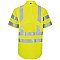 Red Kap Hi-Visibility Short Sleeve Ripstop Work Shirt W/Mimix + Oilblok - Type R Class 3