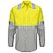 Red Kap Hi-Visibility Long Sleeve Color Block Work Shirt - Type R, Class 2
