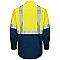 Red Kap Hi-Visibility Long Sleeve Color Block Work Shirt - Type R, Class 2