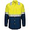 Red Kap Hi-Visibility Long Sleeve Color Block Work Shirt - Type R, Class 2