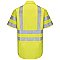 Red Kap Hi-Visibility Rip Stop Short Sleeve Work Shirt - Type R Class 3