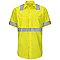 Red Kap Hi-Visibility Short Sleeve Color Block Work Shirt - Type R, Class 2