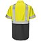 Red Kap Hi-Visibility Short Sleeve Color Block Work Shirt - Type R, Class 2