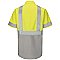 Red Kap Hi-Visibility Short Sleeve Color Block Work Shirt - Type R, Class 2