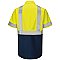 Red Kap Hi-Visibility Short Sleeve Color Block Work Shirt - Type R, Class 2