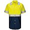 Red Kap Hi-Visibility Short Sleeve Color Block Work Shirt - Type R, Class 2