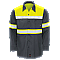 Red Kap Hi-Visibility Long Sleeve Color Block Work Shirt - Type O, Class 1