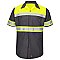 Red Kap Hi-Visibility Short Sleeve Color Block Work Shirt - Type O, Class 1