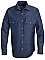 Red Kap Men's  Long Sleeve Denim Western Shirt