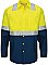 Red Kap Hi-Visibility Long Sleeve Color Block Work Shirt - Type R, Class 2
